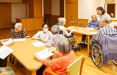 横浜市 介護老人保健施設　境木の丘　認知症　施設入所（ロングステイ）時の写真